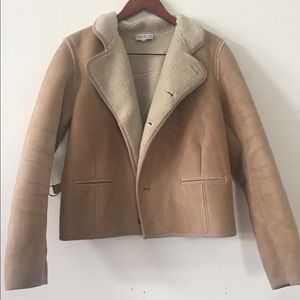 Agnes b $200 faux suede coat
